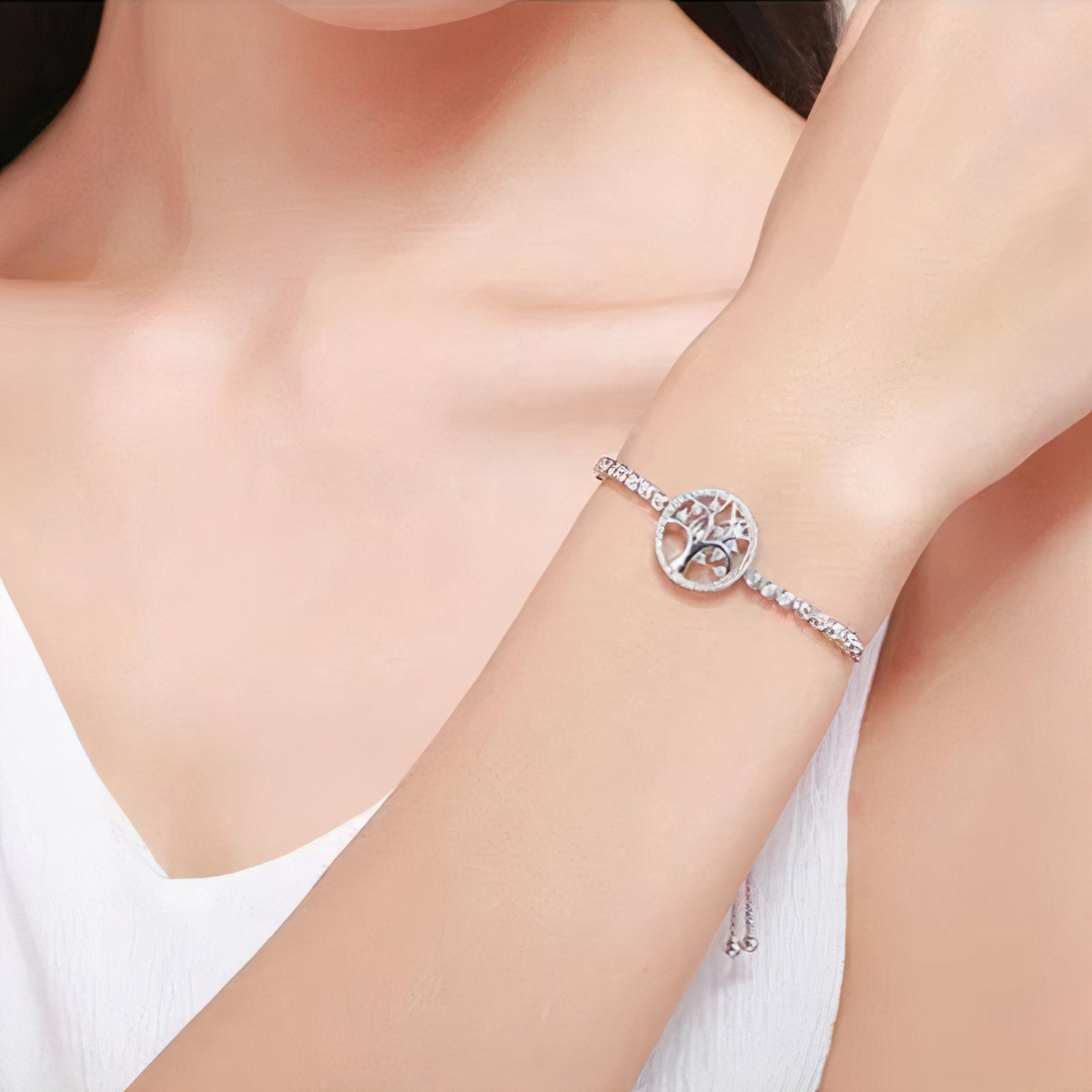 Bracelet arbre de vie argent 925