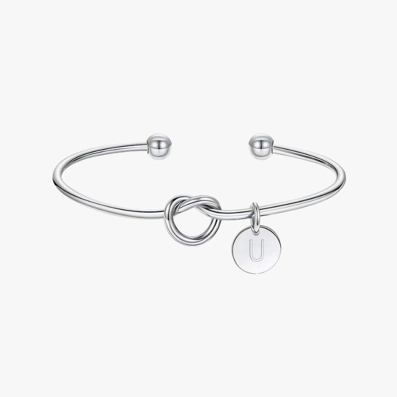 Bracelet jonc avec médaille