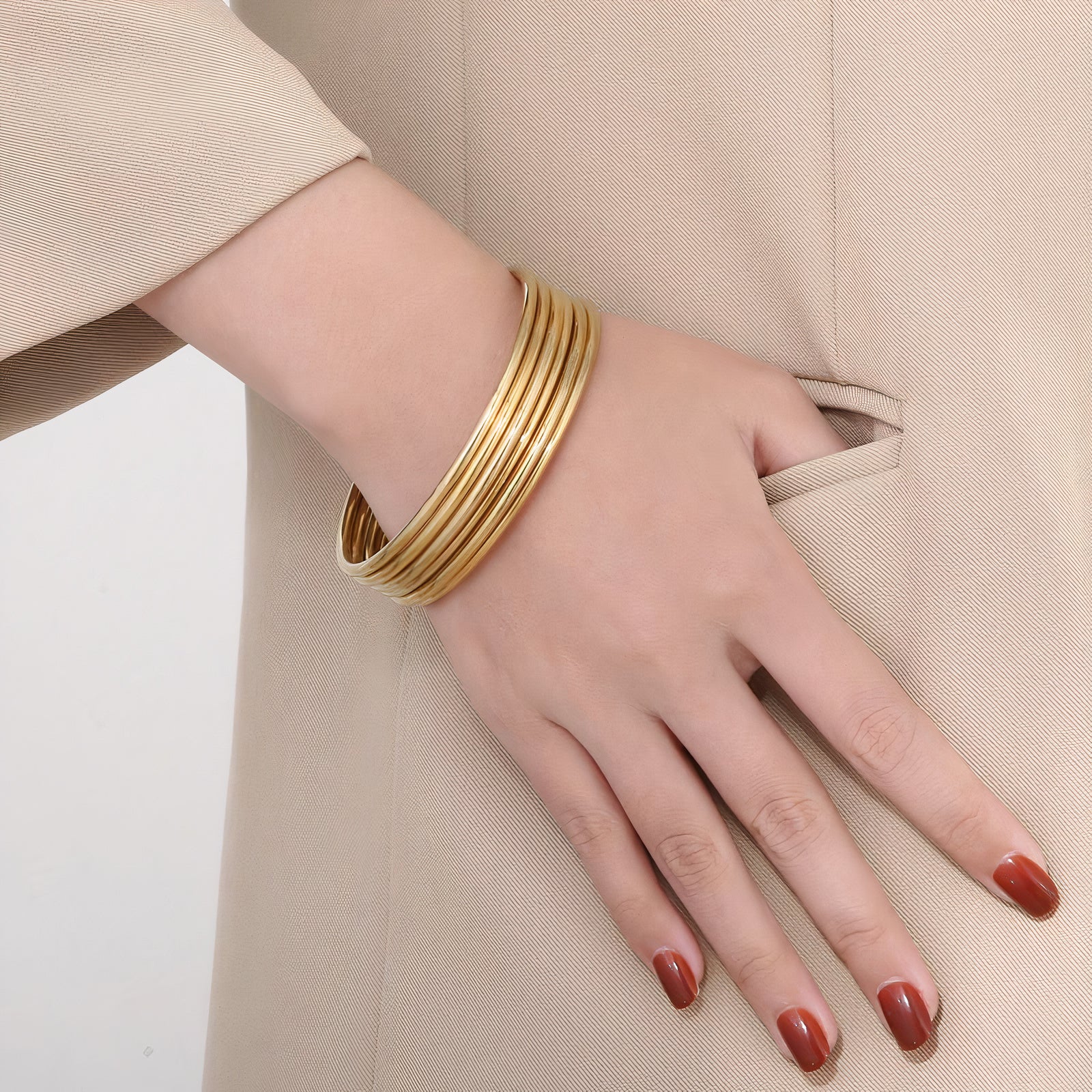 Bracelet jonc tibetain