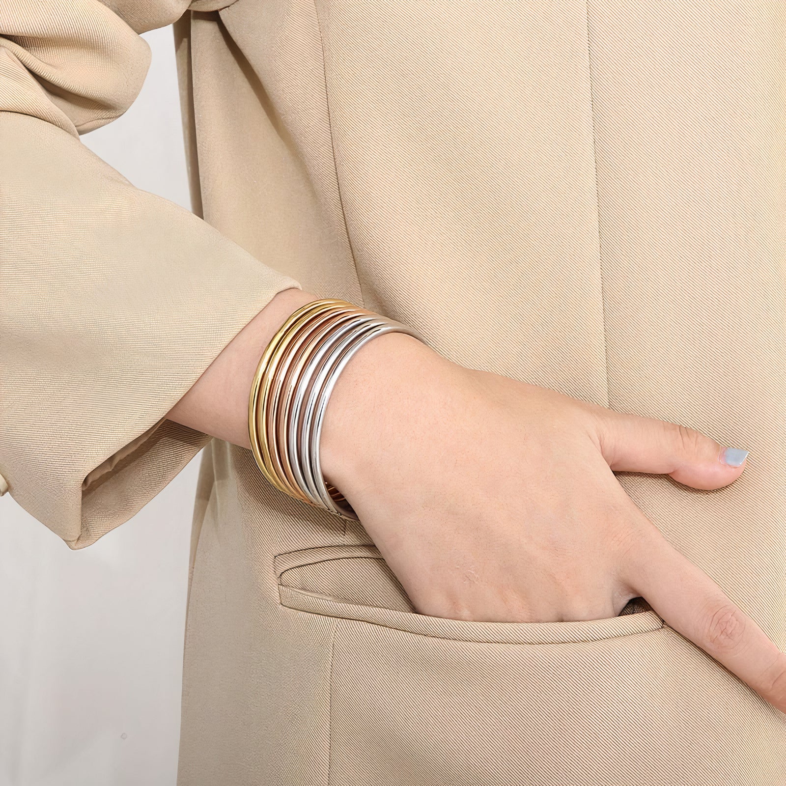 Bracelet jonc tibetain