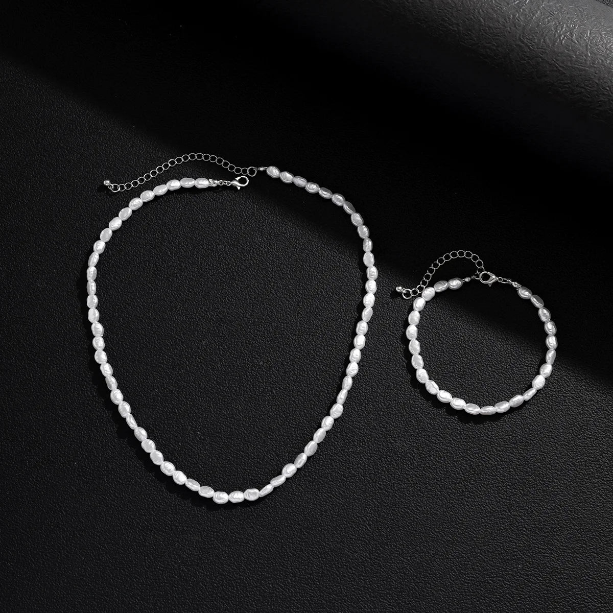 Collier perle nacrée