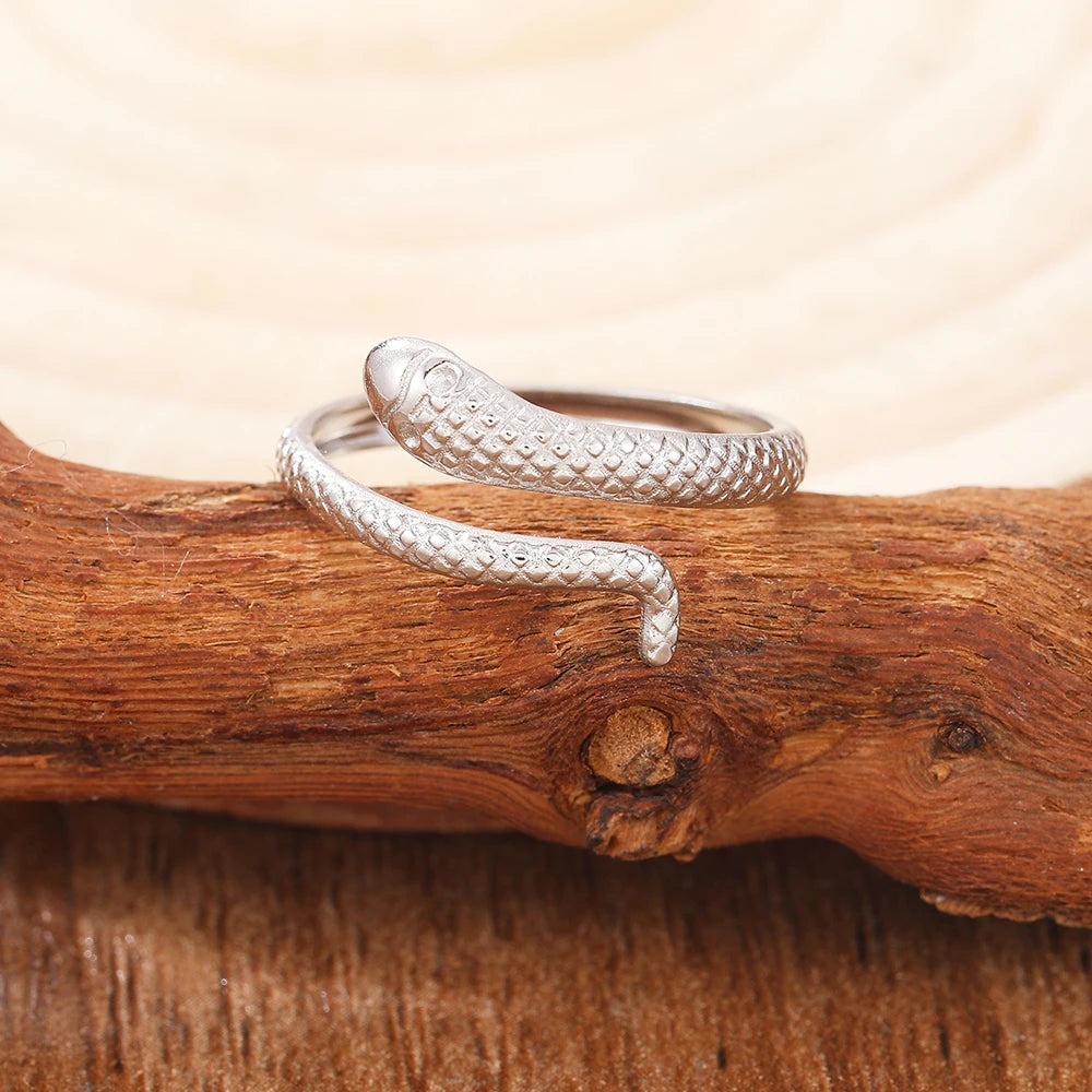 Bague serpent acier inoxydable