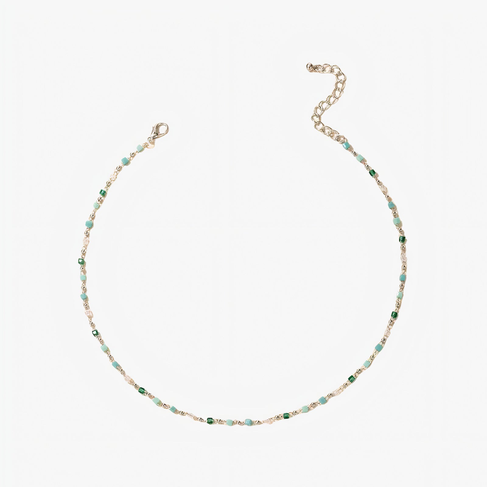 Collier perle coloré