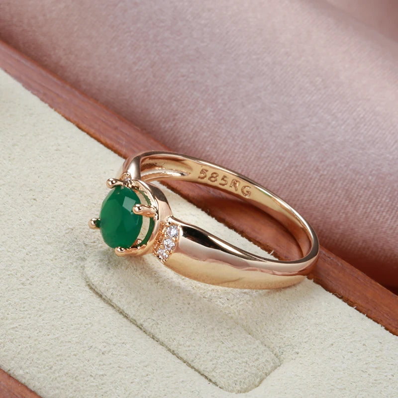 Bague émeraude ronde