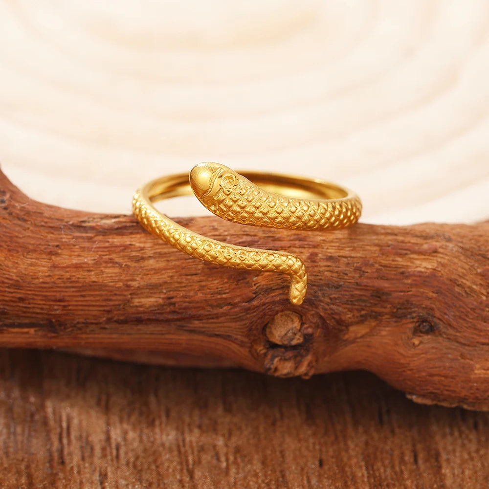Bague serpent acier inoxydable